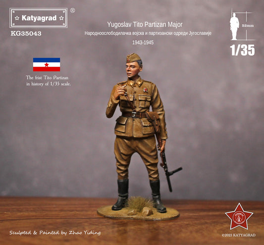 KATYAGRAD MINIATURES 1:35 KG35043 YUGOSLAV PEOPLE'S LIBERATION ARMY, MAJOR