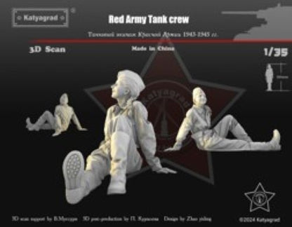 KATYAGRAD MINIATURES 1:35 KG35050 WWII RED ARMY TANK CREW (1 FIGURE) 1943-45