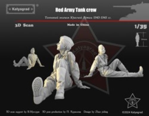 KATYAGRAD MINIATURES 1:35 KG35050 WWII RED ARMY TANK CREW (1 FIGURE) 1943-45