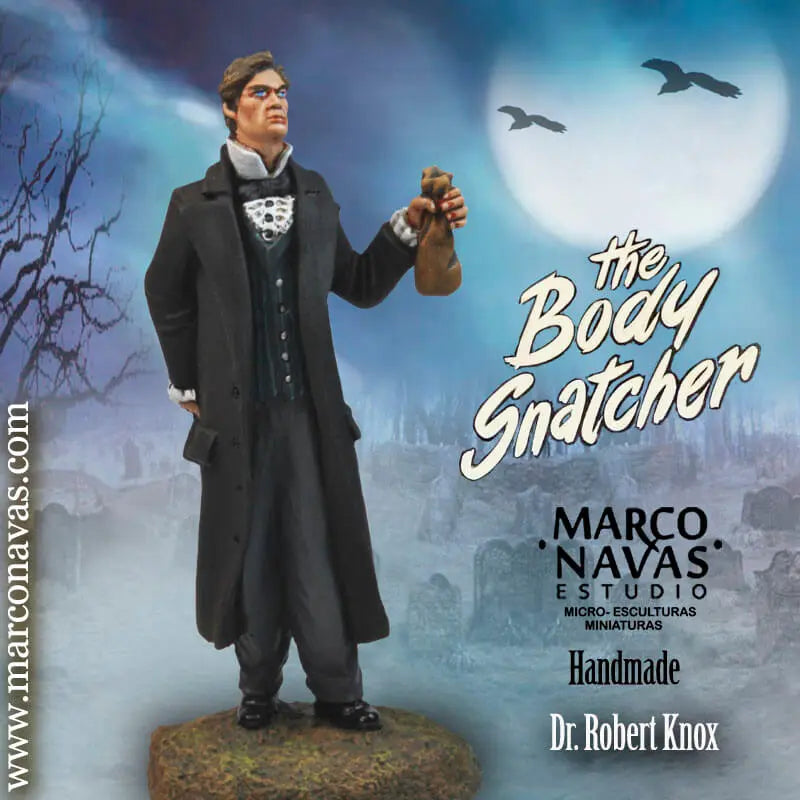 MARCO NAVAS STUDIO LIMITED EDITION HAND PAINTED THE BODY SNATCHER DR ROBERT KNOX