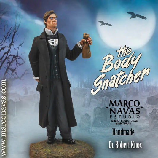 MARCO NAVAS STUDIO LIMITED EDITION HAND PAINTED THE BODY SNATCHER DR ROBERT KNOX