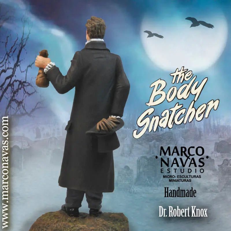 MARCO NAVAS STUDIO LIMITED EDITION HAND PAINTED THE BODY SNATCHER DR ROBERT KNOX