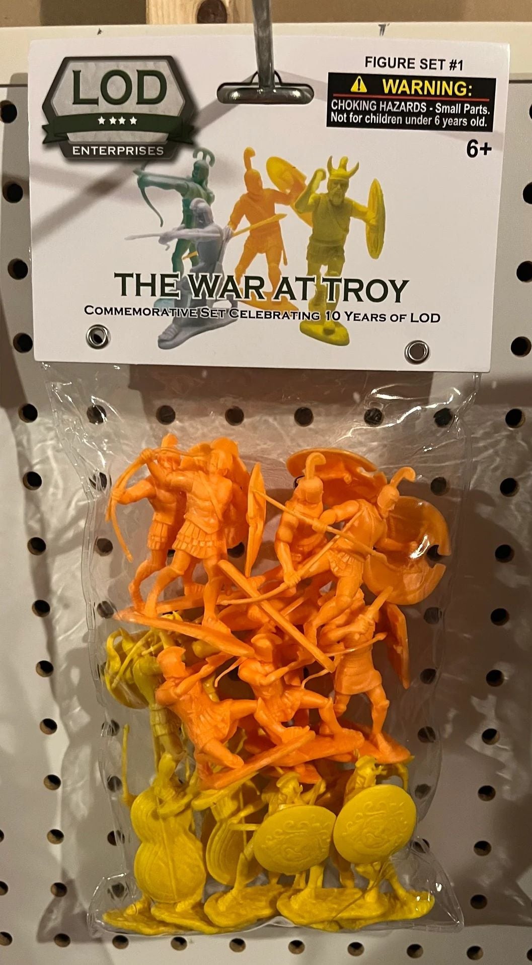 LOD Enterprises Plastic Figure Sets LOD001 The War At Troy Infantry NEON