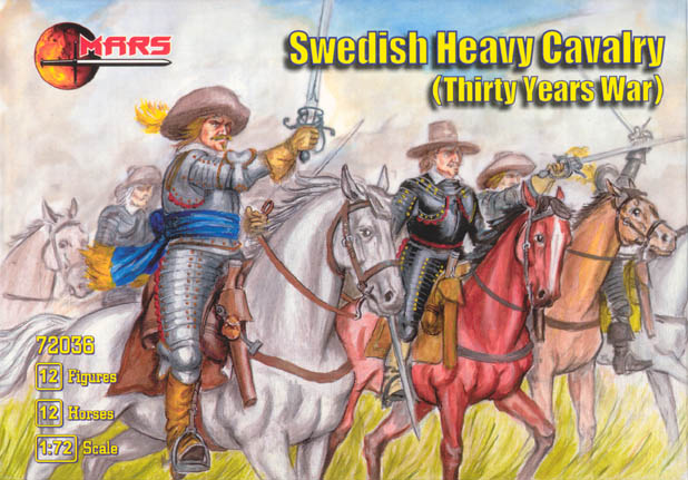 MARS  1:72 SET 72036 THIRTY YEARS WAR SWEDISH HEAVY CAVALRY  17TH CENTURY