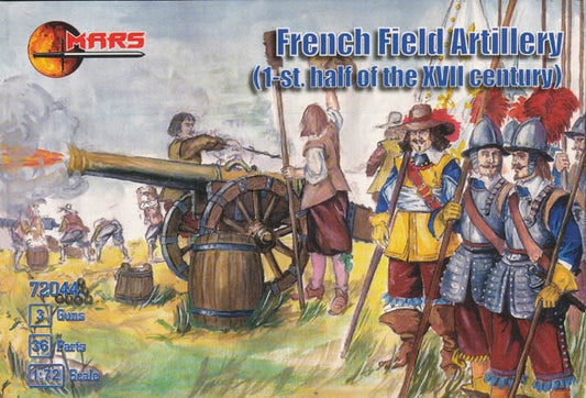 MARS  1:72  SET 72044 THIRTY YEARS WAR FRENCH FIELD ARTILLERY EARLY XVII CENTURY