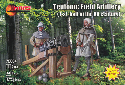 MARS  1:72  SET 72064 MEDIEVAL TEUTONIC FIELD ARTILLERY EARLY XV CENTURY