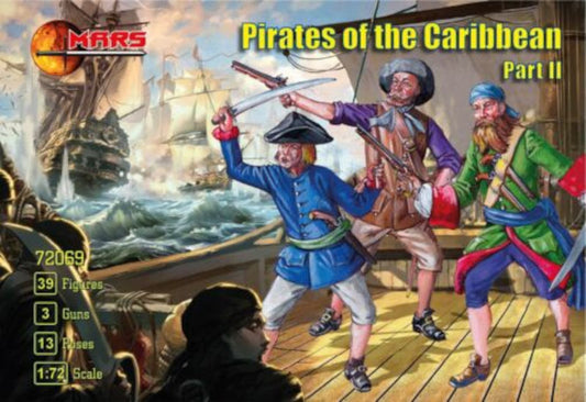MARS FIGURE SET 72069  1:72 PIRATES OF THE CARIBBEAN PART II (GREY) 39 FIGURES