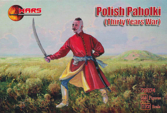 MARS  1:72 SET 72074  THIRTY YEARS WAR POLISH PAHOLKI (48 FIGURES/12 POSES)