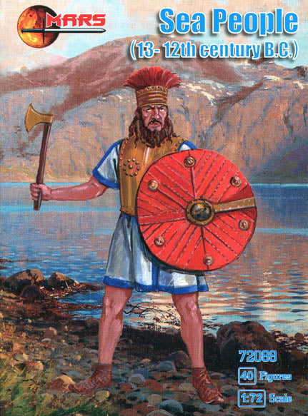 MARS 1:72 SET 72088 ANCIENT WARRIORS 13-12TH CENTURY BCE SEA PEOPLE (GRAY)