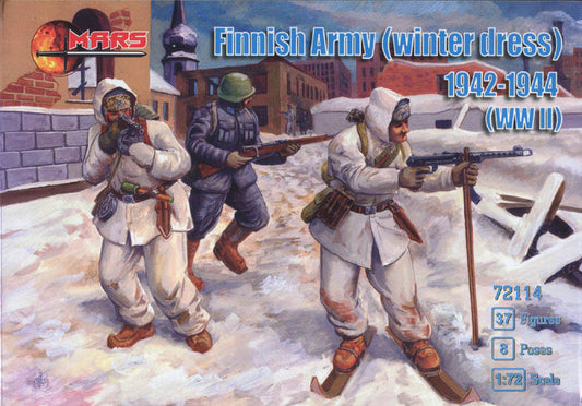 MARS  1:72 SET 72114 WWII FINNISH ARMY WINTER DRESS  1942-44(37 FIGURES)