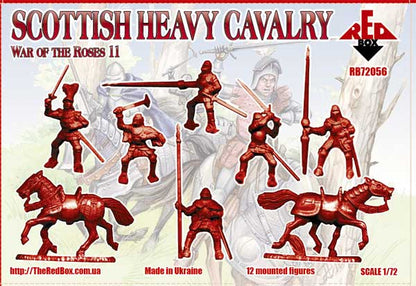 REDBOX 1:72 RB72056 WAR OF THE ROSES 11 SCOTISH HEAVY CAVALRY