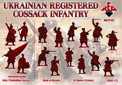 REDBOX 1:72 RB72142 17TH CENTURY UKRAINIAN REGISTERED COSSACK INFANTRY (GREEN)