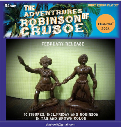 ELASTOWIT NEW ERA RUBBER LIMITED EDTION 54 MM THE ADVENTURES OF ROBINSON CRUSOE