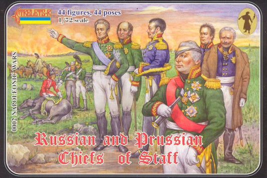 STRELETS-R 1:72 SET 002 NAPOLEONIC WARS RUSSIAN & PRUSSIAN CHIEFS OF STAFF
