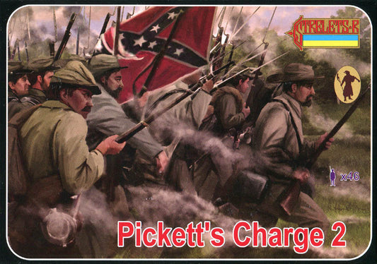 STRELETS-R 1:72 SET 152 AMERICAN CIVIL WAR PICKETT'S CHARGE 2 (GRAY)