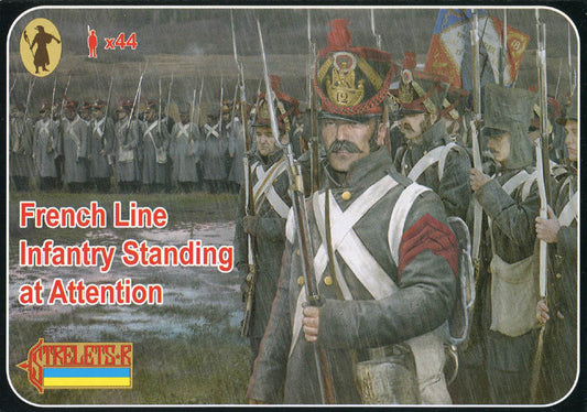 STRELETS-R 1:72 SET 184 NAPOLEONIC FRENCH LINE INFANTRY STANDING AT ATTENTION