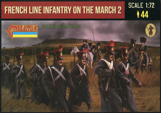 STRELETS-R 1:72 SET 220 NAPOLEONIC WARS FRENCH LINE INFANTRY ON THE MARCH 2