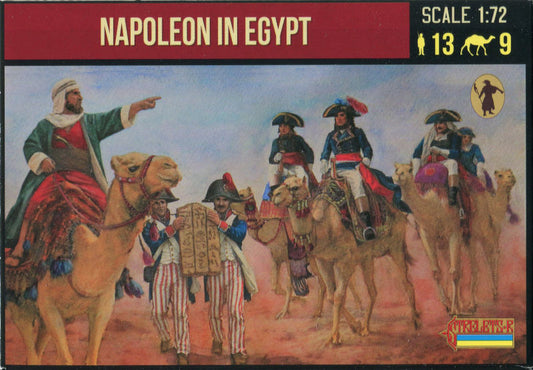 STRELETS-R 1:72 SET 303 NAPOLEON IN EGYPT (13 SODIERS/9 CAMELS) BLUE