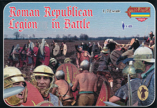 STRELETS-R 1:72 SET M079 ROMAN REPUBLIC LEGION IN BATTLE (48 FIGURES) GRAY