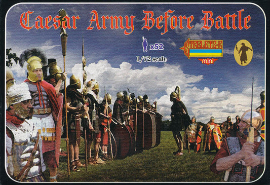 STRELETS-R 1:72 SET M088 ROMAN EMPIRE CAESAR ARMY BEFORE BATTLE (52 FIGURES)