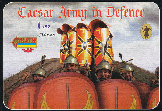 STRELETS-R 1:72 SET M090 CAESAR ARMY IN DEFENCE (52 FIGURES) GRAY