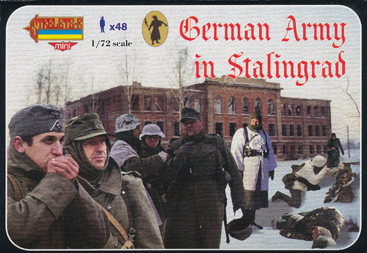 STRELETS-R 1:72 SET M093 WWII GERMAN ARMY IN STALINGRAD  48 FIGURES (GRAY)