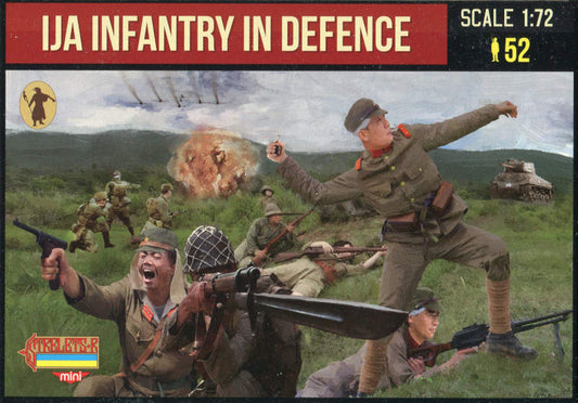 STRELETS-R 1:72 SET M115 WWII JAPANESE IJA INFANTRY IN DEFENSE (52 FIGURES) TAN