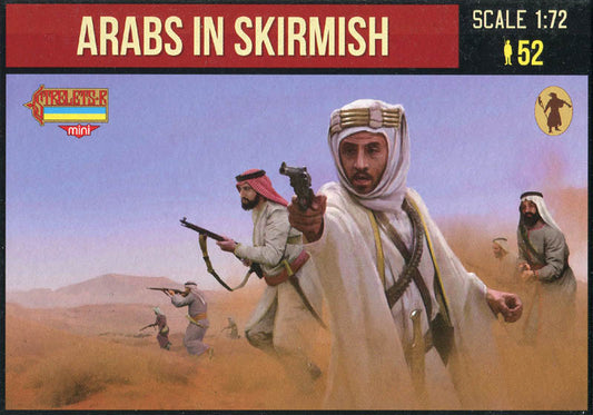 STRELETS-R 1:72 SET M142 WWI ARABS IN SKIRMISH (52 FIGURES) RUST BROWN