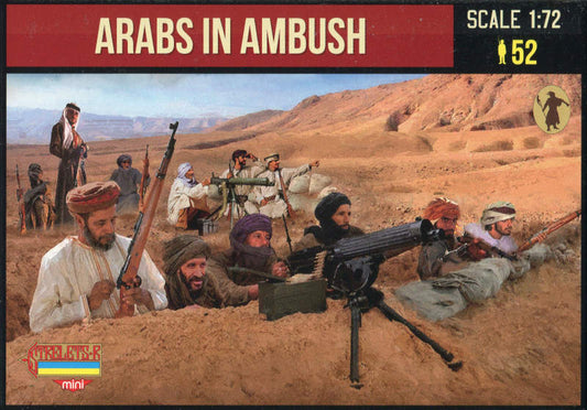 STRELETS-R 1:72 SET M149 WWI ARABS IN AMBUSH (52 FIGURES) SIENNA BROWN