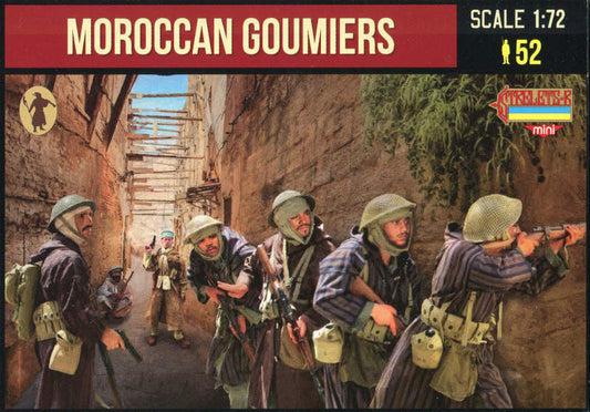 STRELETS-R 1:72 SET M151 WWII MOROCCAN GOUMIERS (52 FIGURES) SIENNA