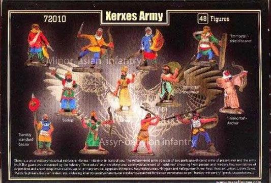MARS 1:72 SET 72010 ANCIENT PERSIA XERXES ARMY 48 FIGURES-BLUE (485 TO 465 BCE)