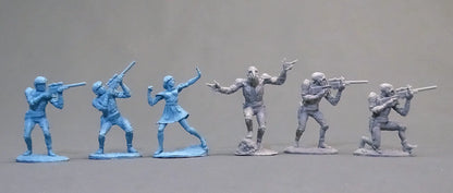 LOD Enterprises Plastic Figure Set LOD082 SUPER SET ALIENS & SPACE MARINES