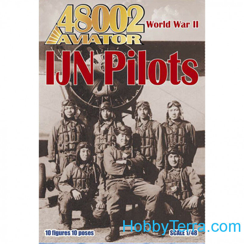 AVIATOR 1:72 SET 48002 WWII IJN PILOTS (10 FIGURES)