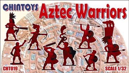 CHINTOYS CHT019 AZTEC WARRIORS 8 FIGURES (COLORS VARY)