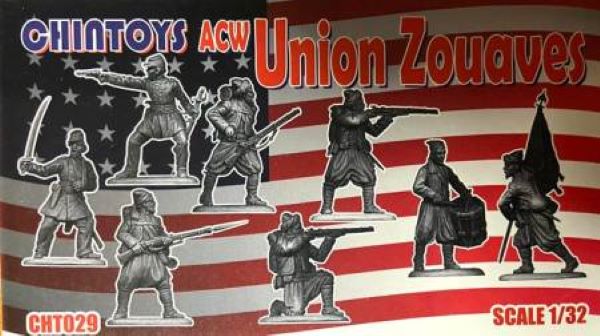 CHINTOYS CHT029 AMERICAN CIVIL WAR UNION ZOUAVES--BROWN PLASTIC