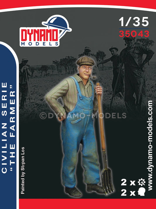DYNAMO MODEL 1:35 SET 35043 WORLD WAR II CIVILIAN "THE FARMER"  (1 FIGURE)