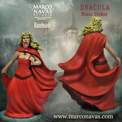 MARCO NAVAS STUDIO LIMITED EDITION HAND PAINTED VAN HELSING & VAMPIRZED LUCY