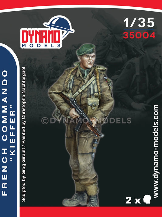 DYNAMO MODEL 35004 WWII FRENCH COMMANDO "KIEFFER"  VIVE LA FRANCE