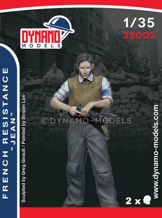 DYNAMO MODEL 35002 WWII FRENCH RESISTANCE FIGHTER "JEAN" VIVE LA FRANCE