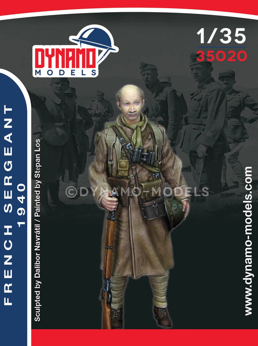 DYNAMO MODEL 35020 1:35 KIT WWII FRENCH SERGEANT- 1940 (1 FIGURE)