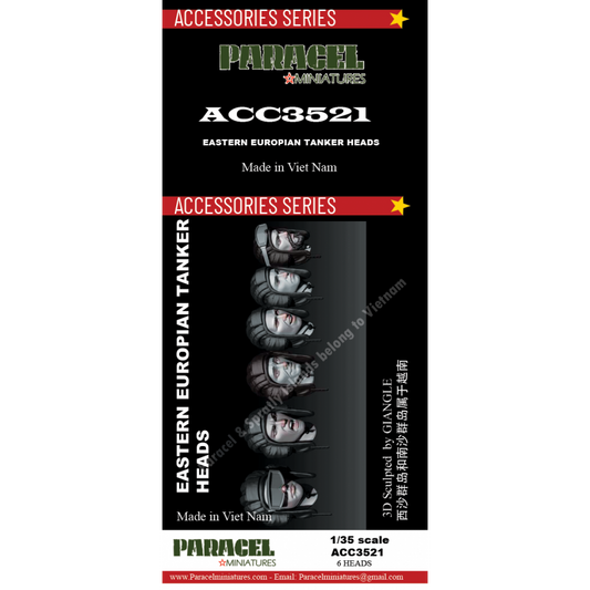 PARACEL MINIATURES DIOROMA ACCESSORIES 1:35 ACC3521 EASTERN EUROPEAN TANKER HEAD