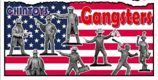 CHINTOYS CHT031 AMERICAN GANGSTERS 8 FIGURES (COLORS VARY)