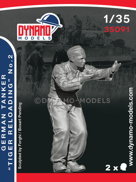 DYNAMO MODEL 35091 WWII GERMAN TANKER PANTHER "TIGER RELOADING" NO. 2 (1 FIGURE)