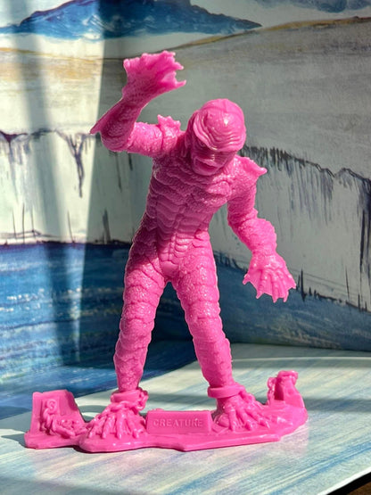 MARX TOYS RECAST 6" CLASSIC HOLLYWOOD MONSTERS- 6 FIGURE SET (PINK)