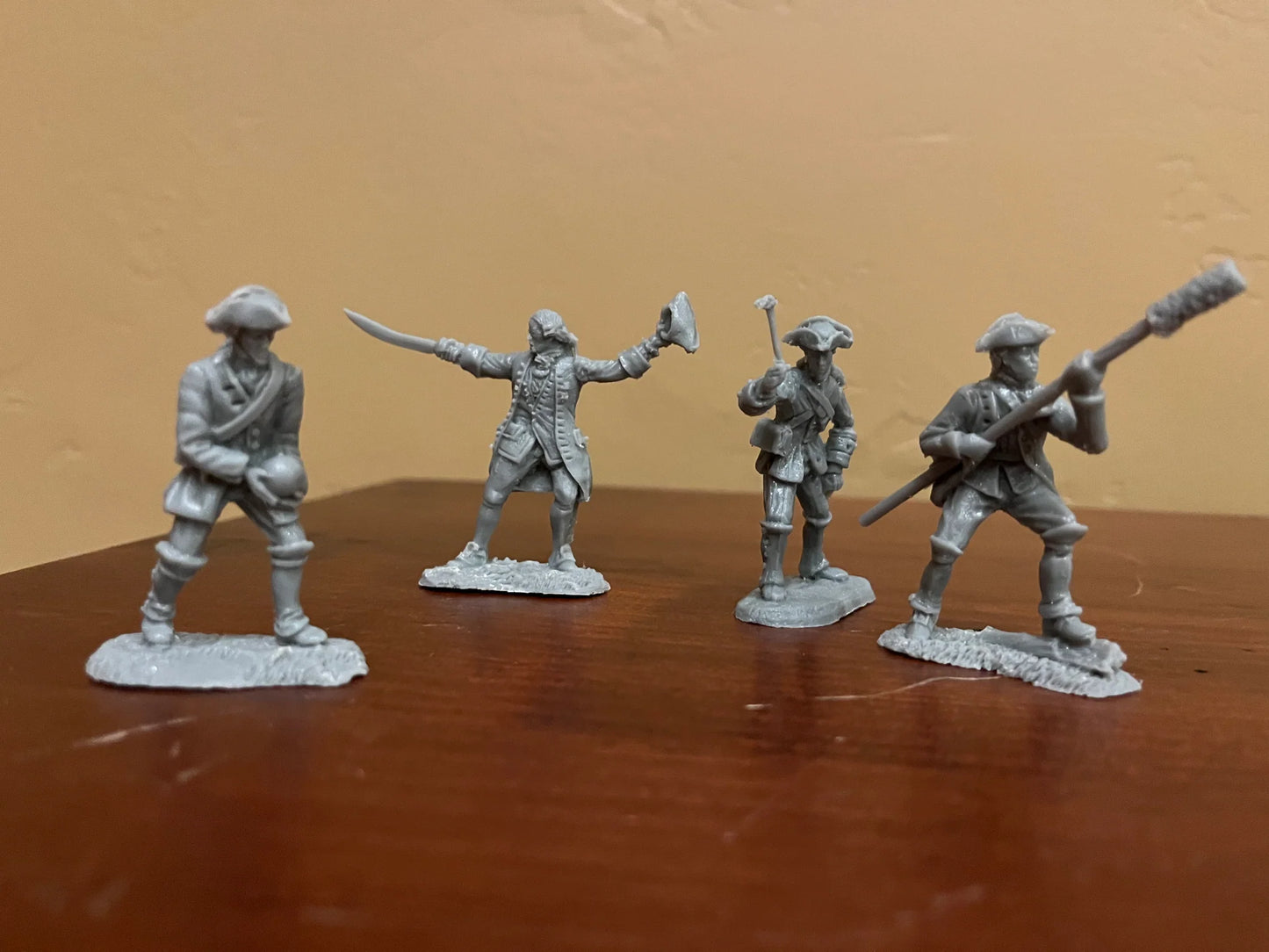 LOD Enterprises Plastic Set LOD076 FRENCH & INDIAN WAR FRENCH ARTILLERY CREW