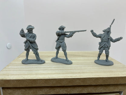 LOD Enterprises Plastic Figure Set LOD063 FRENCH & INDIAN WAR FRENCH INFANTRY