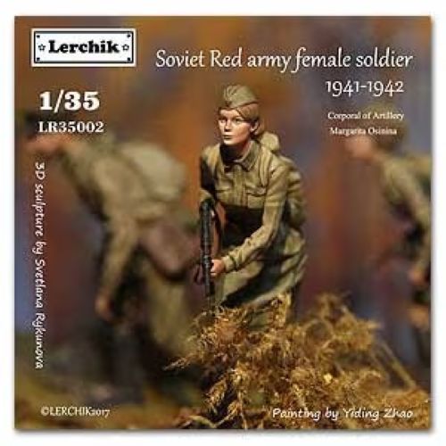 KATYAGRAD MINIATURES 1:35 KG35002 WWII SOVIET RED ARMY FEMALE SOLDIER 1941-1942