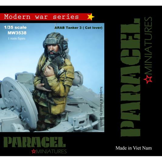RACEL MINIATURES  1:35 MODERN  SERIES MW3538 ARAB TANKER  3 (CAT LOVER)