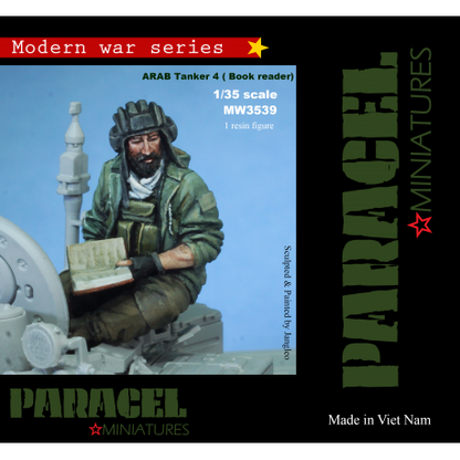 PARACEL MINIATURES MODERN WAR SERIES MW3539 ARAB TANKER 4 "BOOK READER"