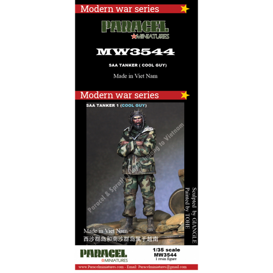 PARACEL MINIATURES  1:35 MODERN  SERIES MW3544 SAA TANKER  1 "COOL GUY"